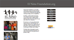 Desktop Screenshot of elninofoundation.org